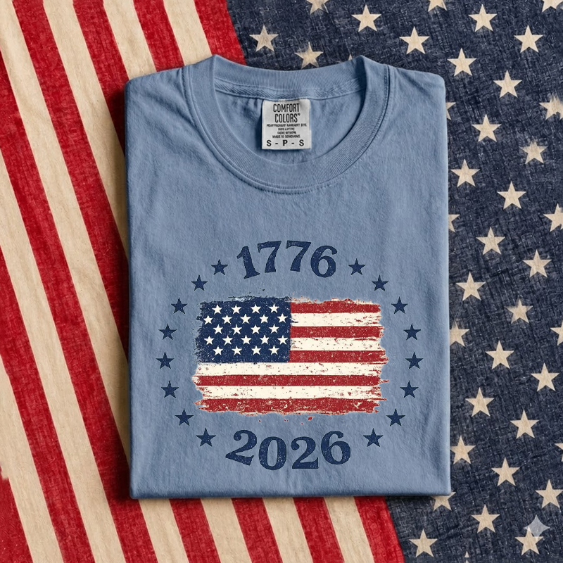 USA Flag America 250th Anniversary T-Shirt