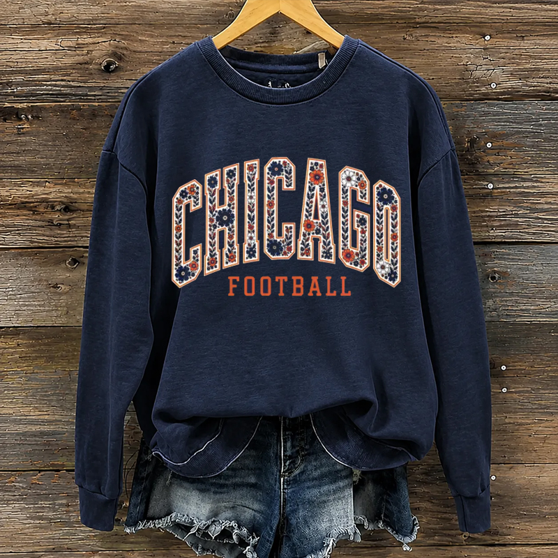 Retro Chicago Football Sweatshirt