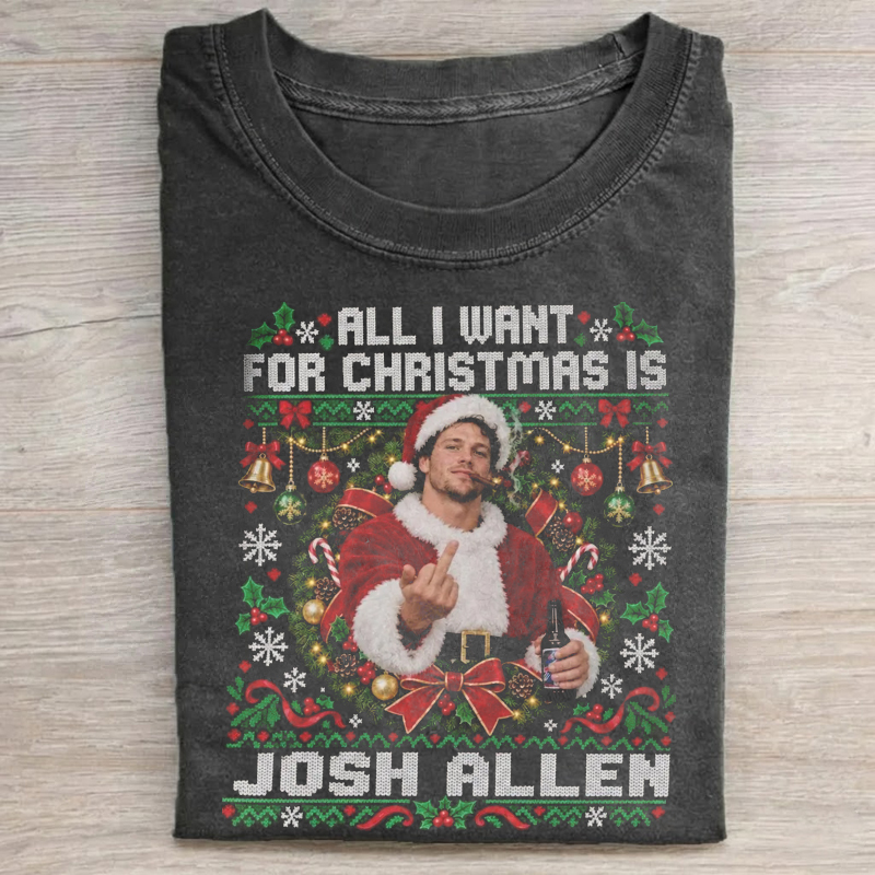 Vintage Buffalo Football Christmas T-shirt