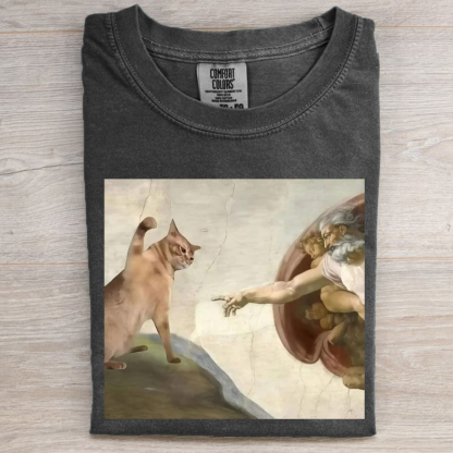 Funny Cat Meme Graphic T-Shirt