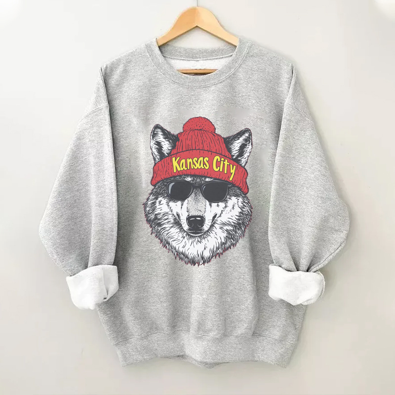 Comfort Colors Kansas City Football Mascot Sweatshirt