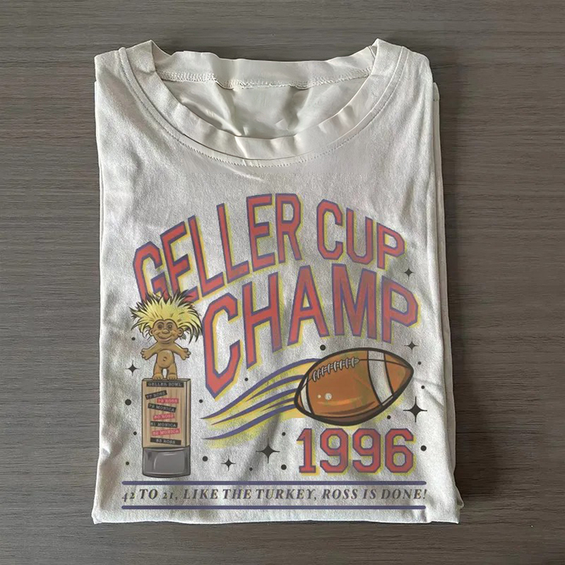 Geller Bowl 90s Nostalgia T-shirt