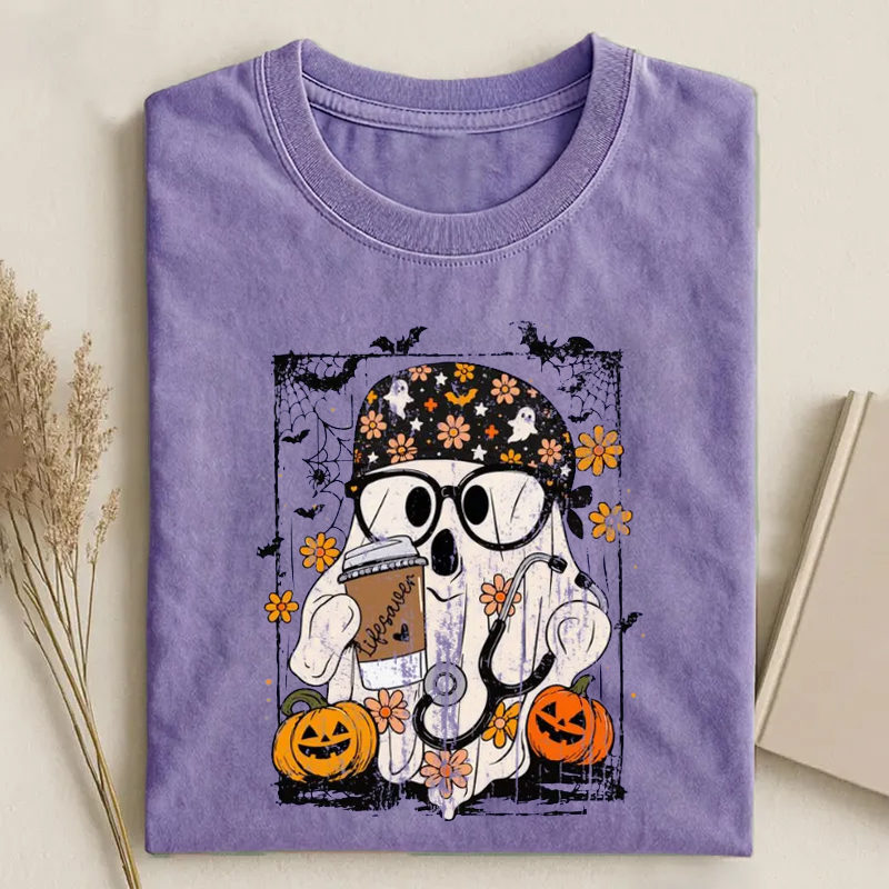 Nurse Ghost Halloween T-Shirt