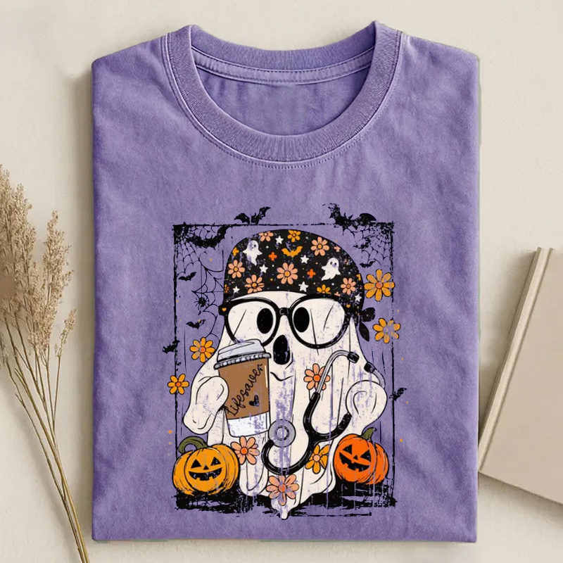 Nurse Ghost Halloween T-Shirt
