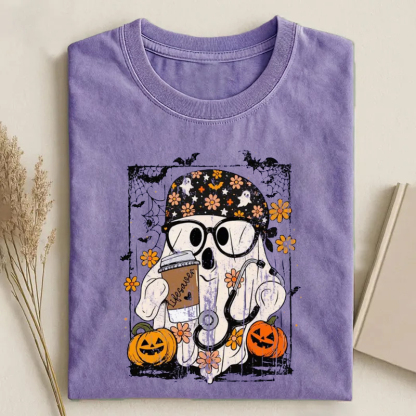Nurse Ghost Halloween T-Shirt