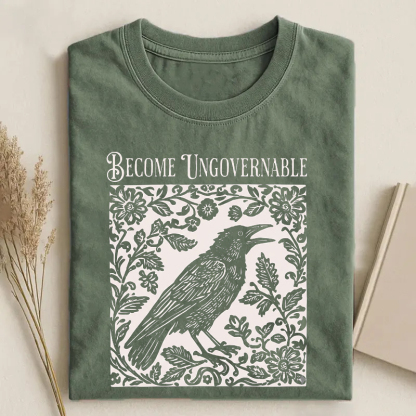Become Ungovernable Folklore Crow T-shirt