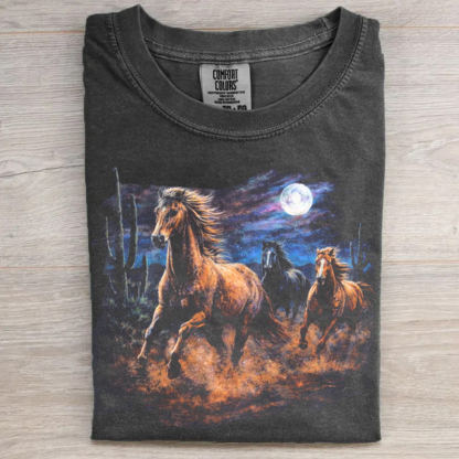 Wild Horses Vintage 90s Graphic T-Shirt