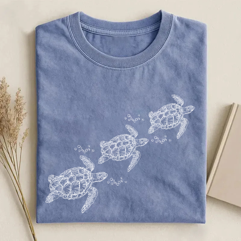 Turtle 90s Vintage Style T-Shirt