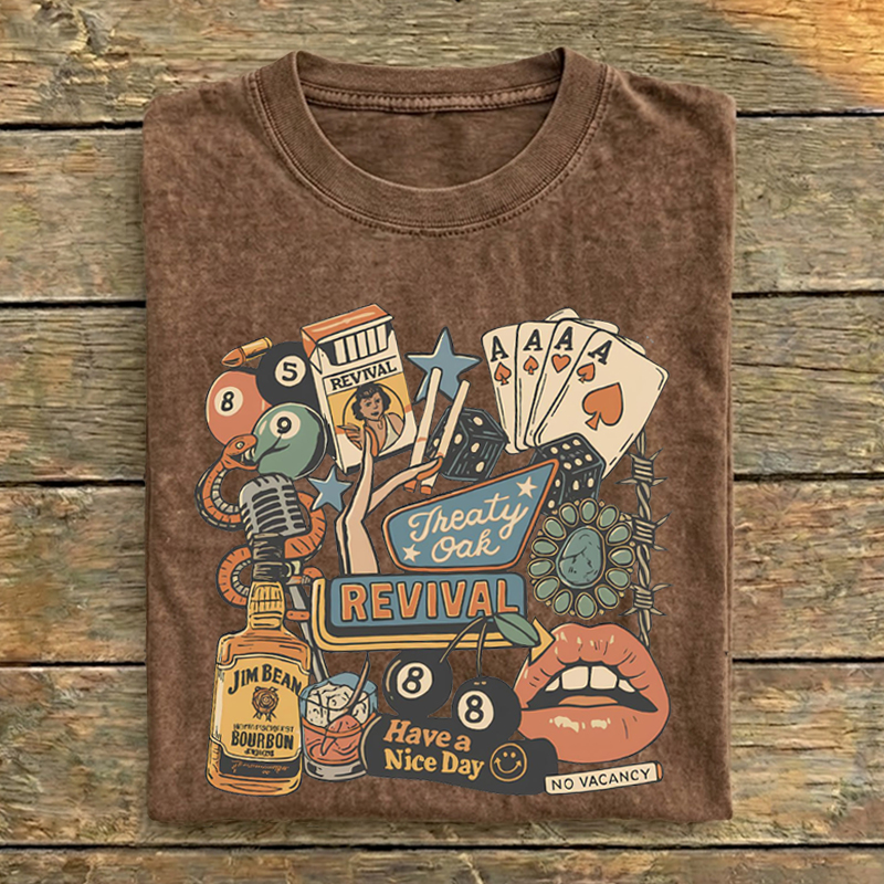 Treaty Oak Revival Country Music Western Cowboy Cowgirl T-Shirt