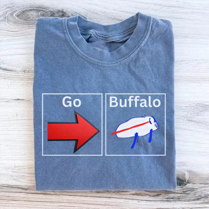 Go Buffalo Football T-shirt