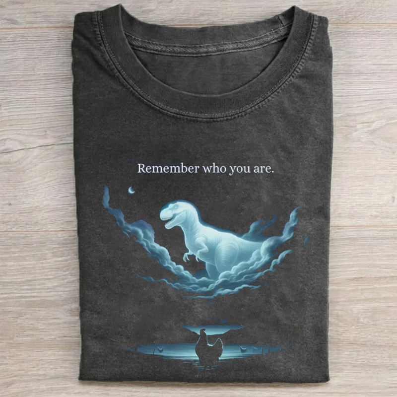 Remember Who You Are Funny Evolution Joke Meme T-shirt