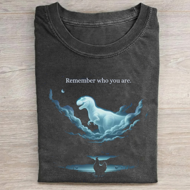 Remember Who You Are Funny Evolution Joke Meme T-shirt