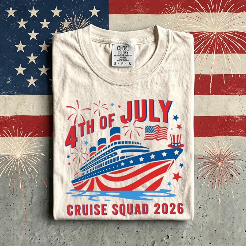 4th Of July Cruise Squad 2026 T-Shirt