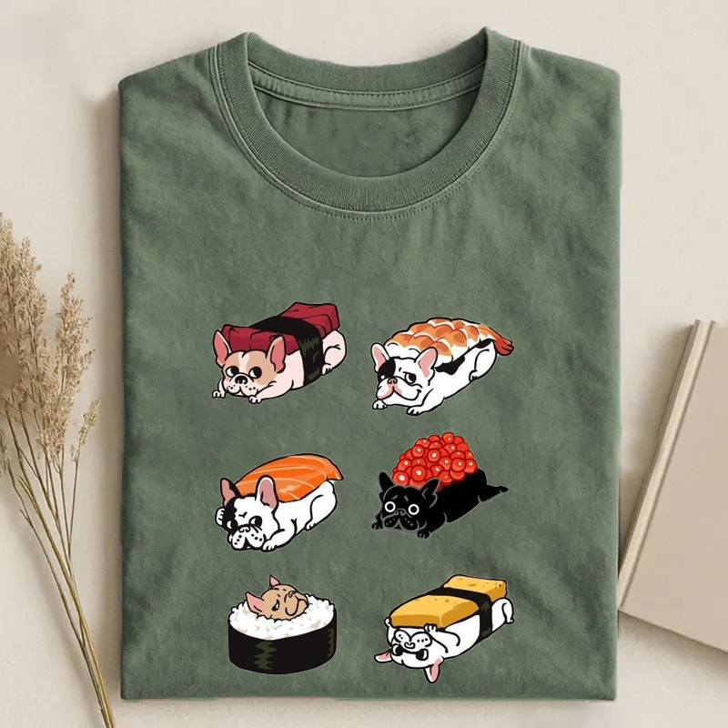 French Bulldog Sushi T-shirt