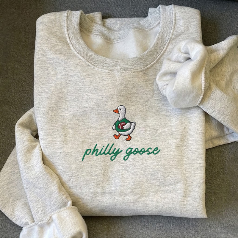 Embroidered Philly Goose Game Day Sweatshirt