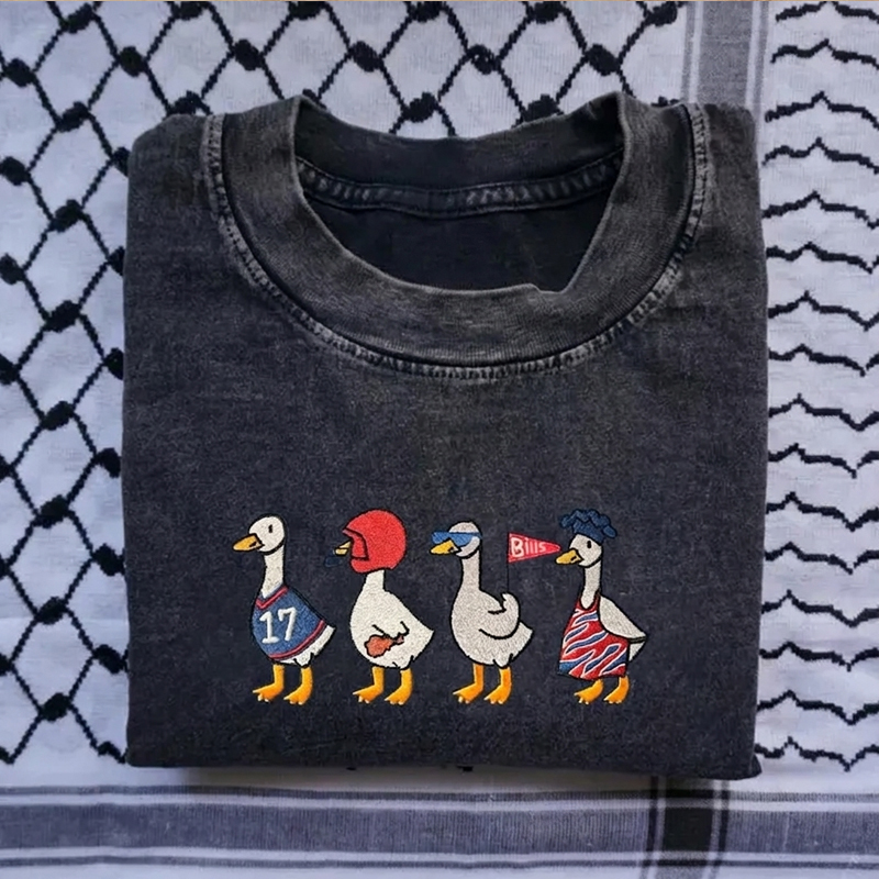 Embroidered Buffalo Football Silly Goose Mafia T-shirt