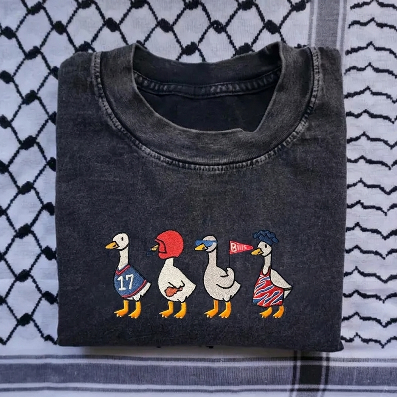 Embroidered Buffalo Football Silly Goose Mafia T-shirt
