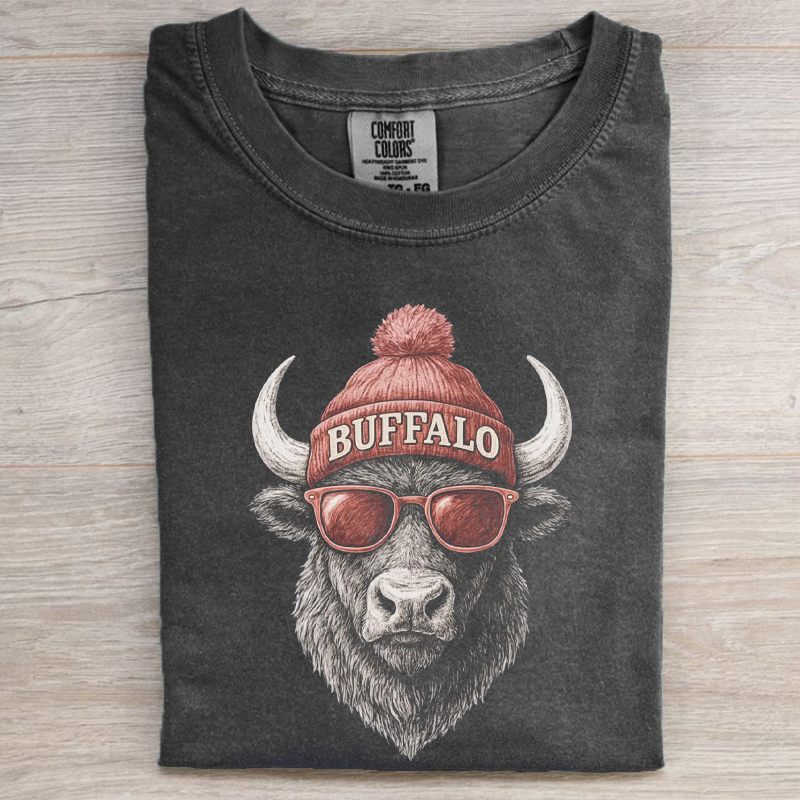 Comfort Colors Buffalo Football T-shirt