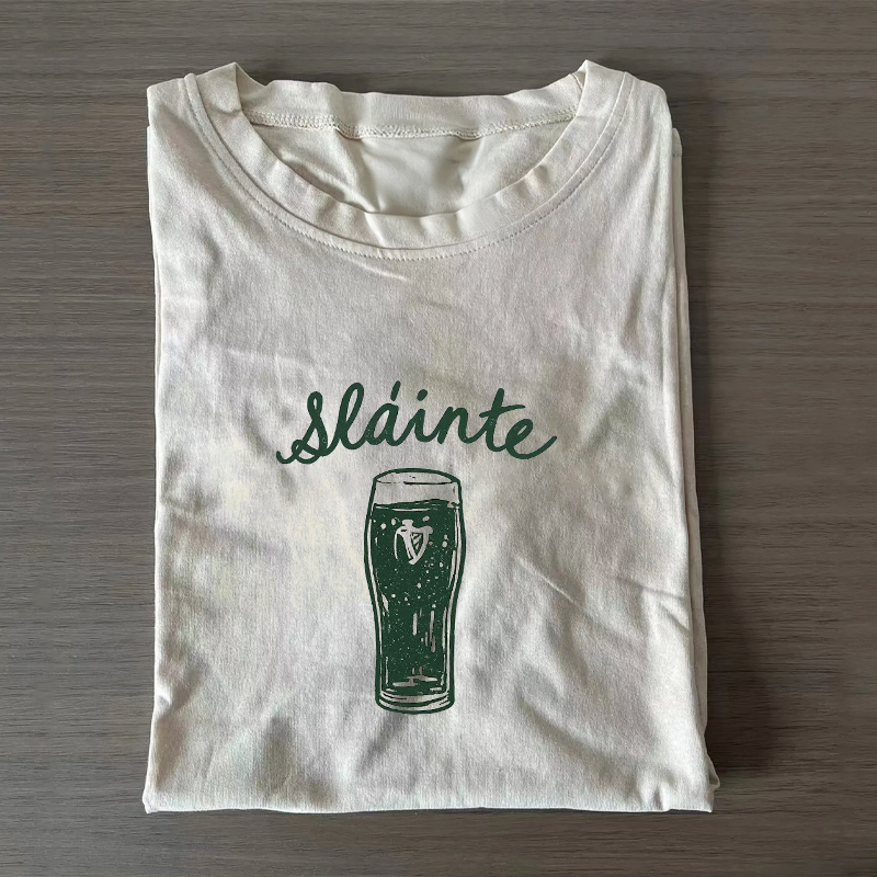 Sláinte Guinness Irish St Patrick's Day T-Shirt