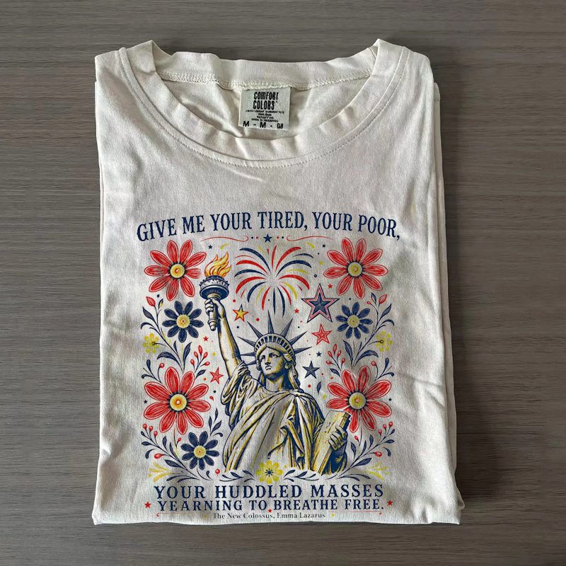  Statue of Liberty 4th of July Protest T-Shirt