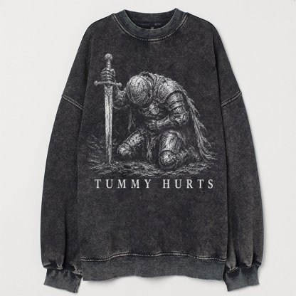 Tummy Hurts Knight Funny Dark Fantasy T-shirt/Sweatshirt