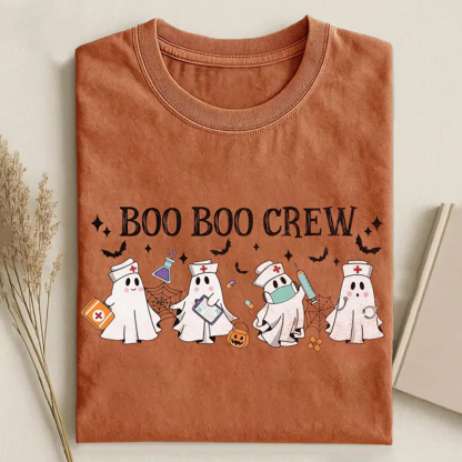 Boo Boo Crew Halloween Nurse T-Shirt