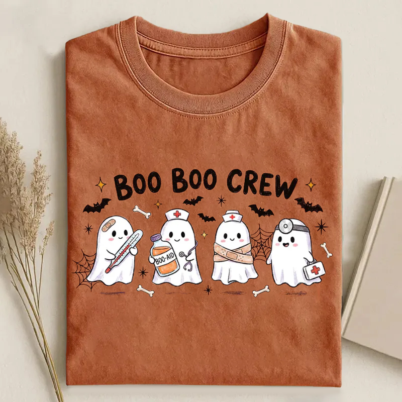 Boo Boo Crew Nurse Halloween T-Shirt