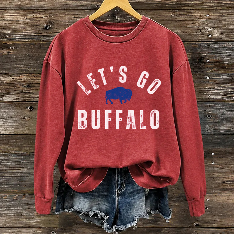 Retro Buffalo Football Sweatshirt