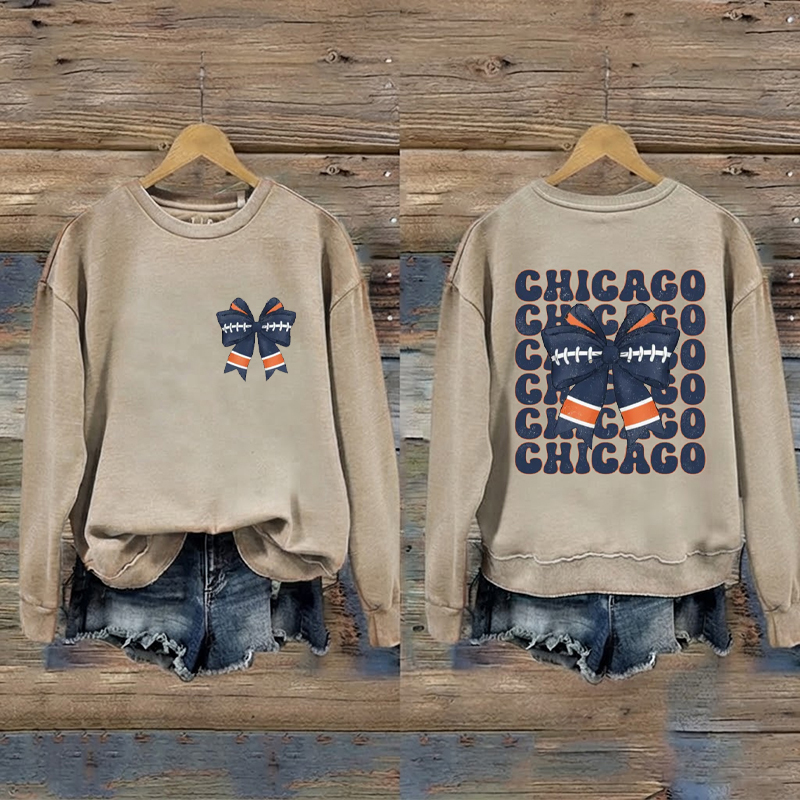 Retro Chicago Football Sweatshirt