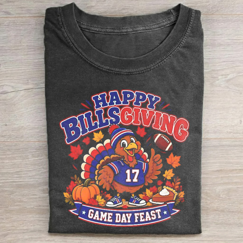 Vintage Buffalo Football Thanksgiving T-shirt