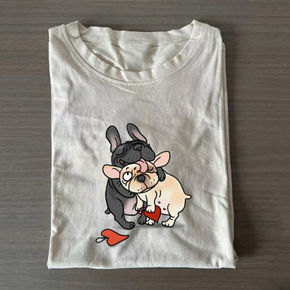 Funny French Bulldog Graphic T-shirt