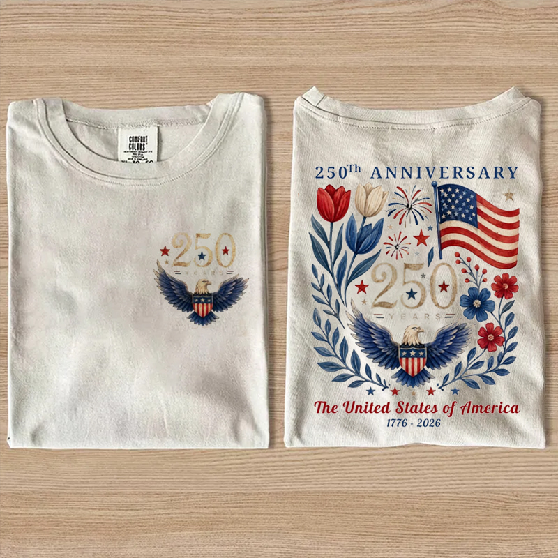 Boho Floral 4th of July T-Shirt