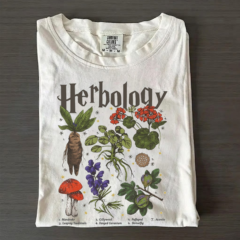 Herbology Magical Herbs Plant Lover Gardening T-Shirt