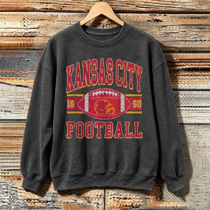 Vintage Kansas City Football Sweatshirt