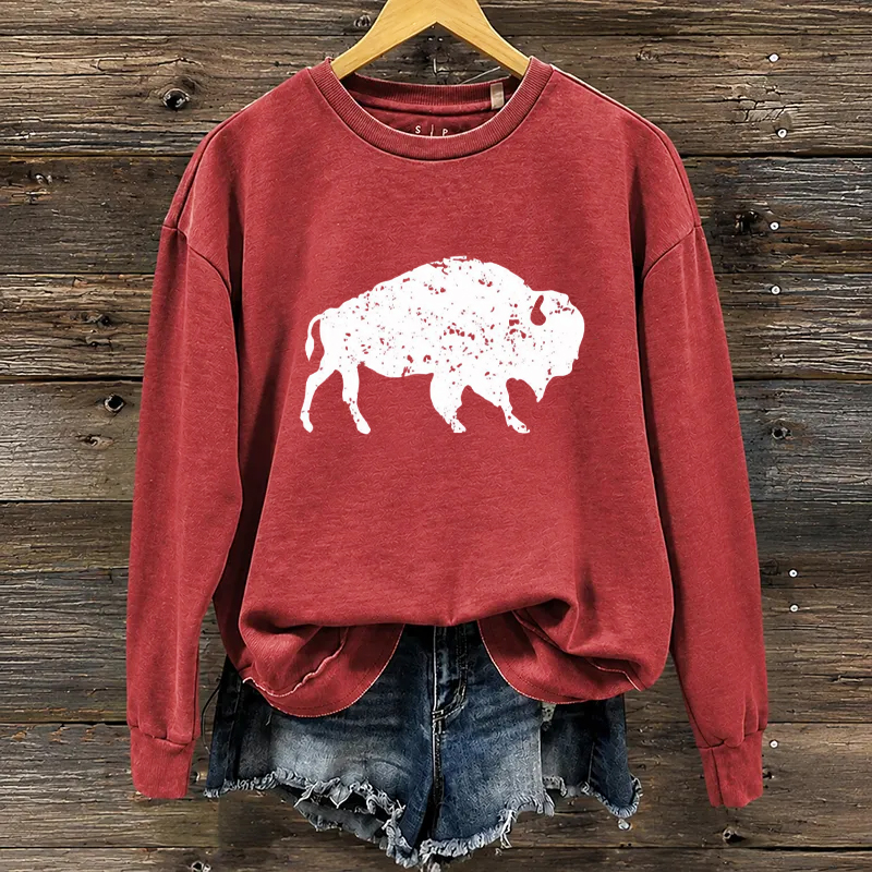 [Copy]Retro Buffalo Football Sweatshirt