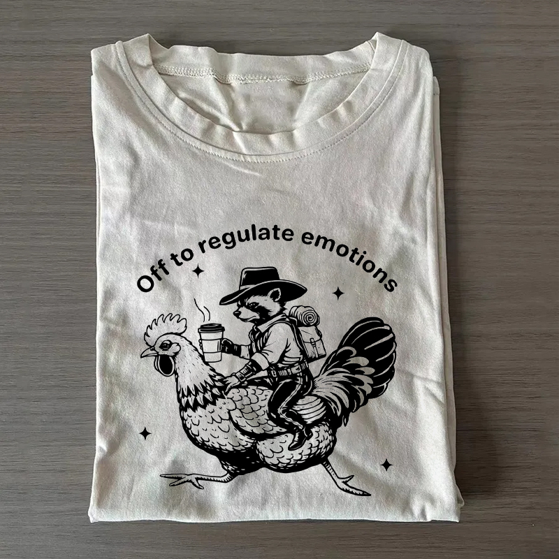  Off to Regulate Emotions Mental Health T-Shirt