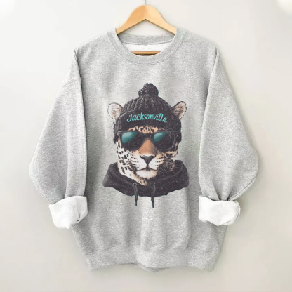 Comfort Colors Jacksonville Football Mascot Sweatshirt