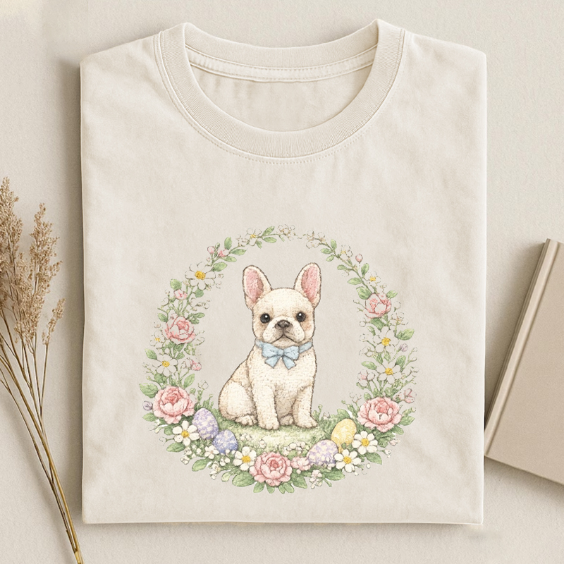 French Bulldog Easter T-shirt