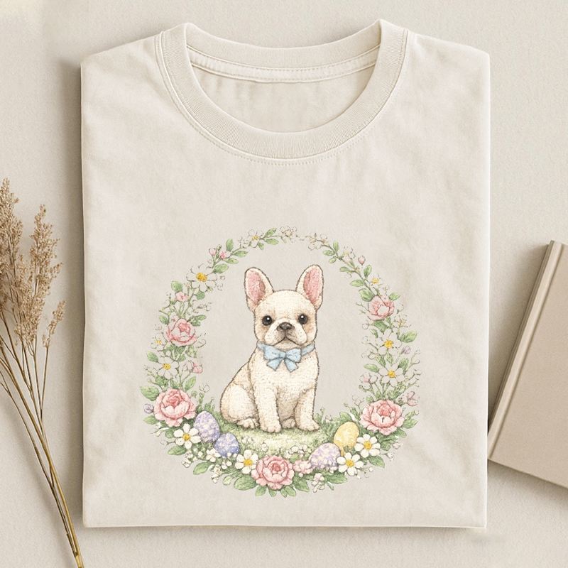 French Bulldog Easter T-shirt