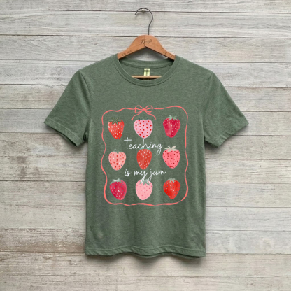 Teaching Is My Jam Back To School Teacher T-Shirt