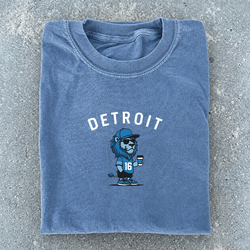 Vintage Detroit Football T-shirt