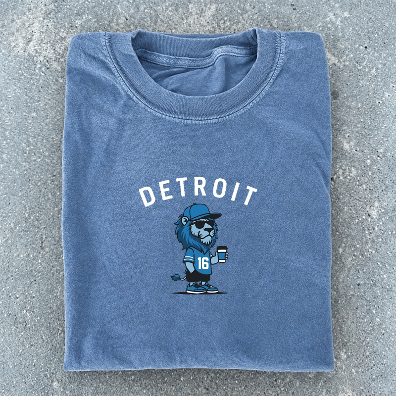 Vintage Detroit Football T-shirt