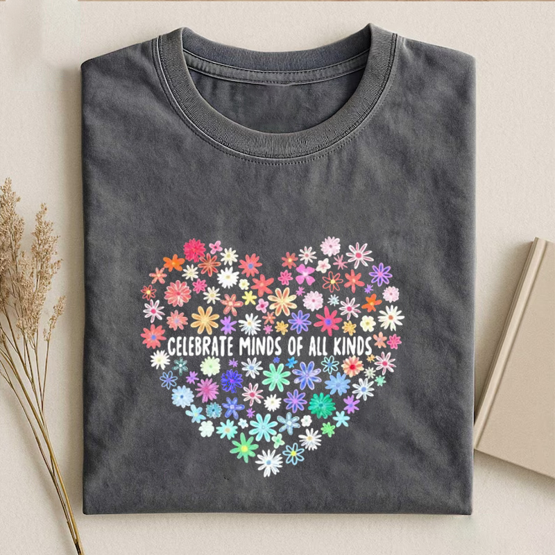  Celebrate Minds of All Kinds Neurodiversity Autism Awareness T-Shirt