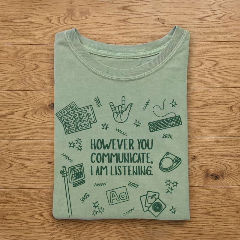 Everyone Communication Speechie AAC Bcba Aba T-Shirt