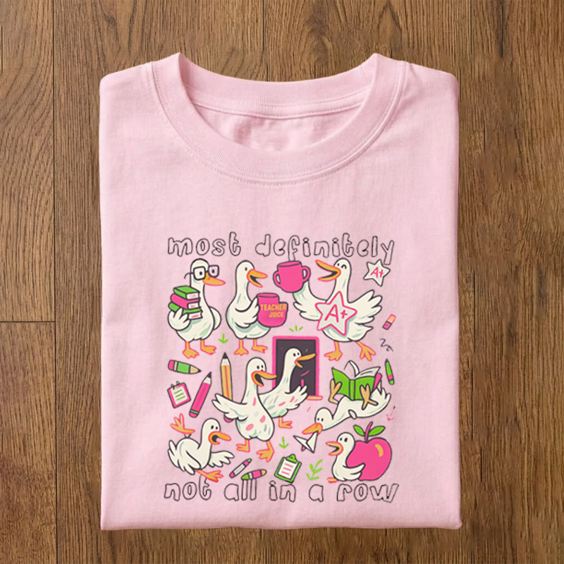 Funny Goose Back to School Teacher T-Shirt