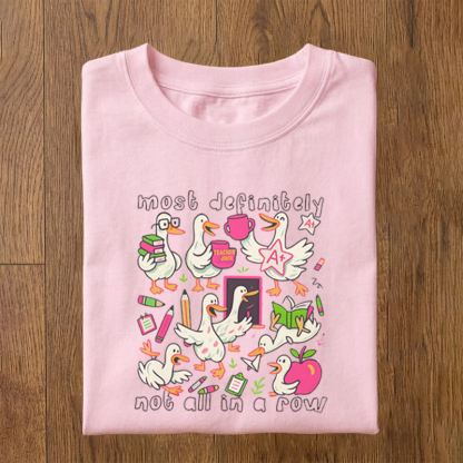 Funny Goose Back to School Teacher T-Shirt