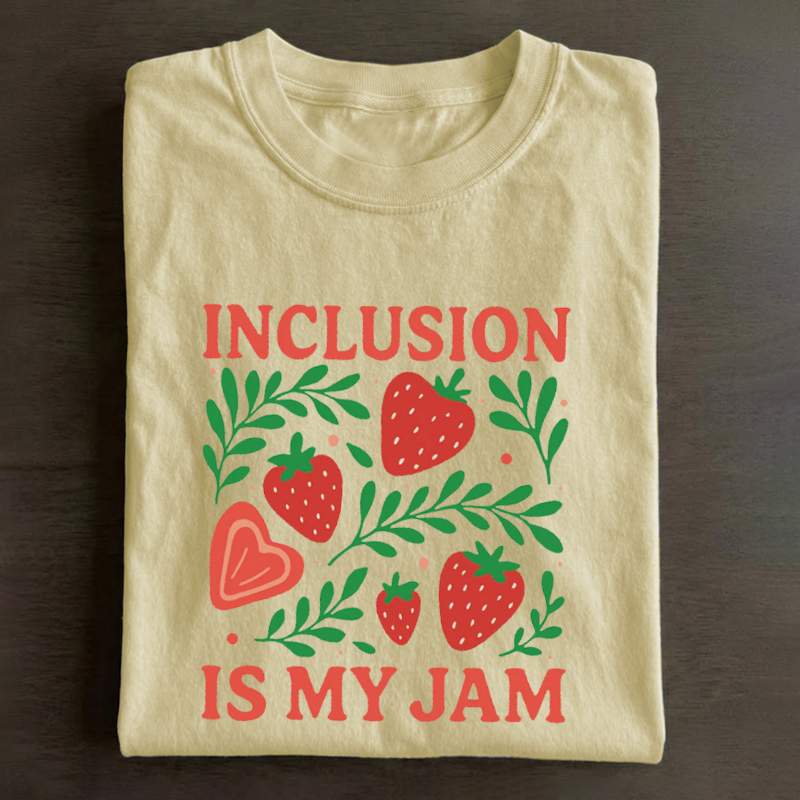 Inclusion Is My Jam Neurodiversity Mental Health T-Shirt