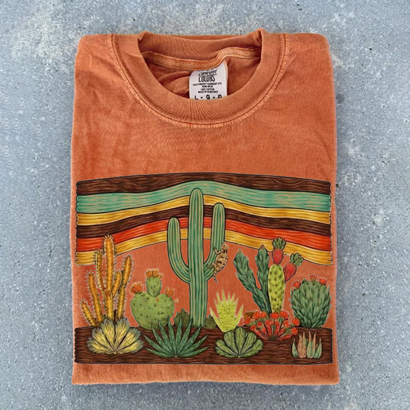 Desert Cactus Boho Western T-Shirt