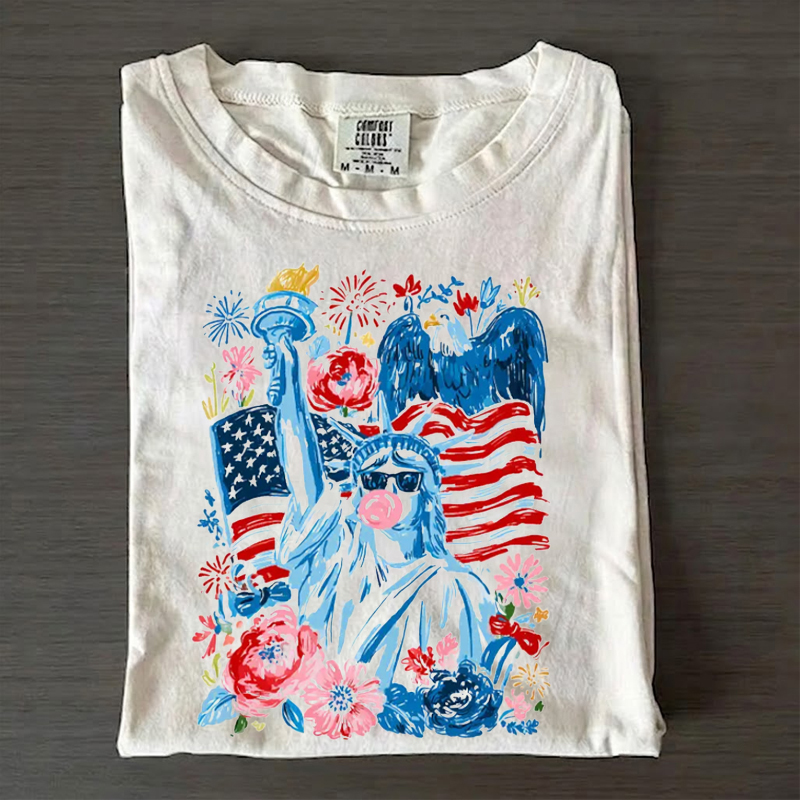 Patriotic Statue of Liberty T-Shirt