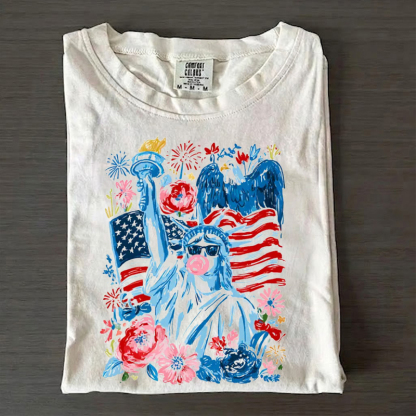 Patriotic Statue of Liberty T-Shirt
